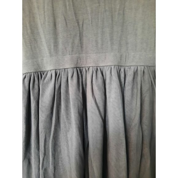United Colors of Benetton womens grey midi scoop neck fit and flare dress size S - Picture 6 of 12